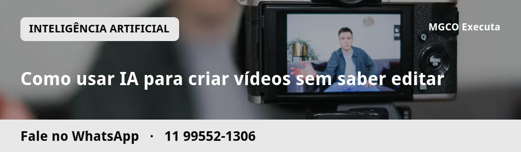 Como usar IA para criar vídeos sem saber editar